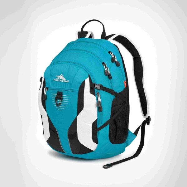 Light blue backpack